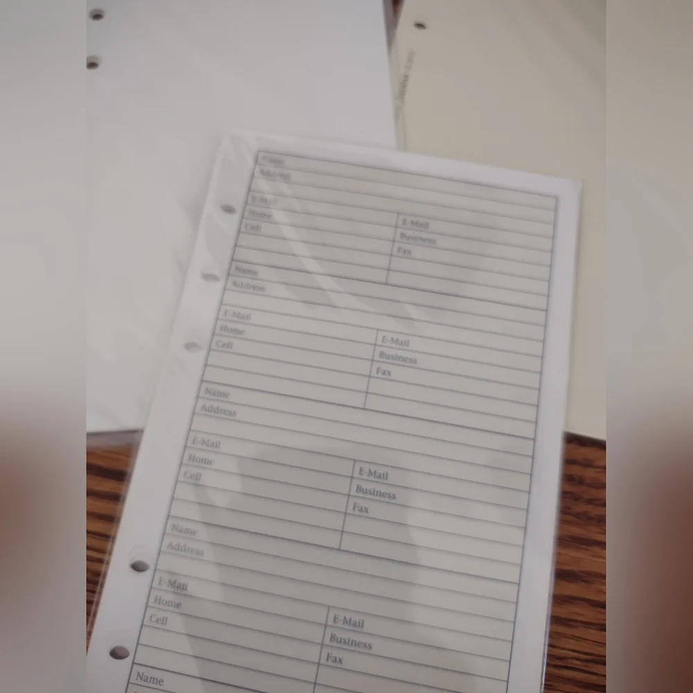 Filofax important please
